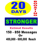 boosting - 20 days - Stronger